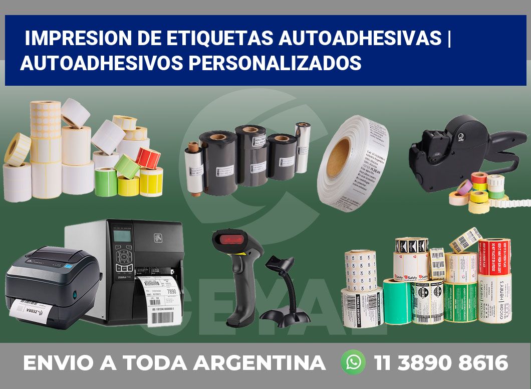 impresion de etiquetas autoadhesivas | Autoadhesivos personalizados