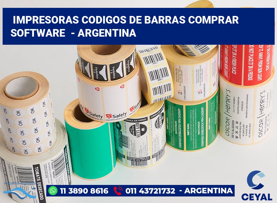 impresoras codigos de barras comprar software - Argentina