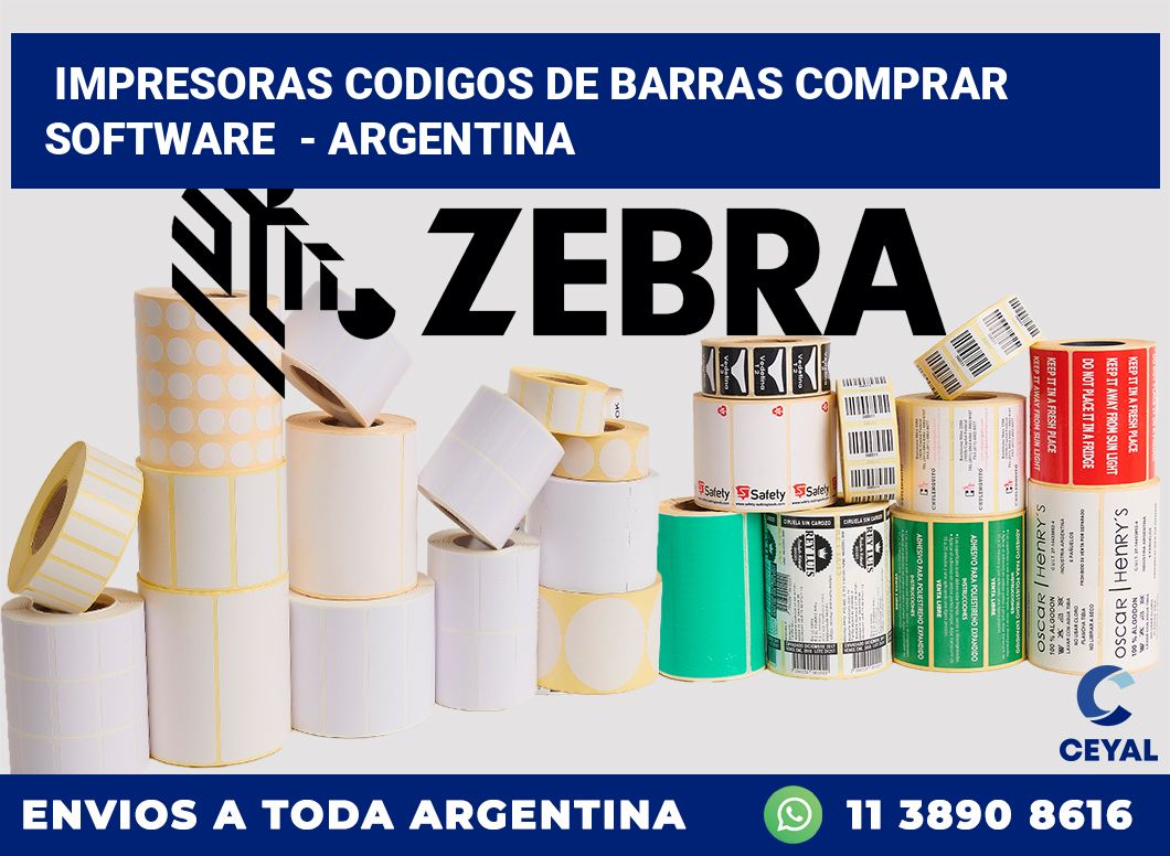 impresoras codigos de barras comprar software  – Argentina
