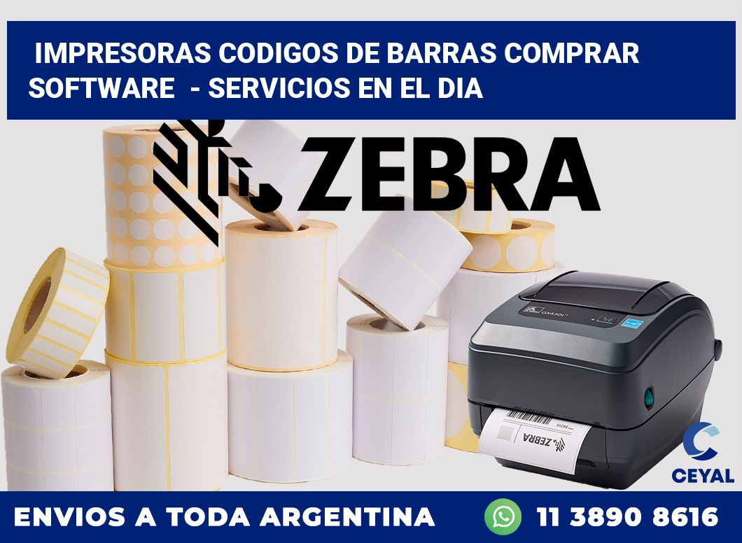 impresoras codigos de barras comprar software  – Servicios en el dia