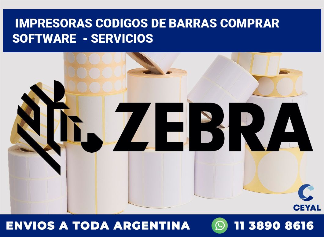 impresoras codigos de barras comprar software  – Servicios