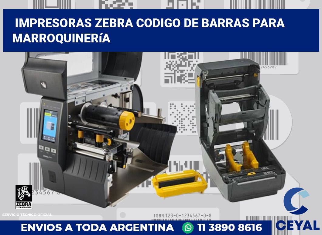 impresoras zebra codigo de barras para marroquinería