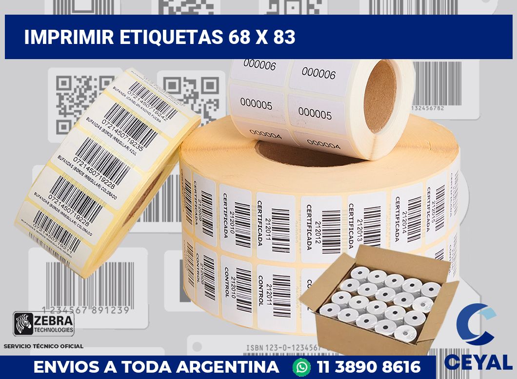 imprimir etiquetas 68 x 83
