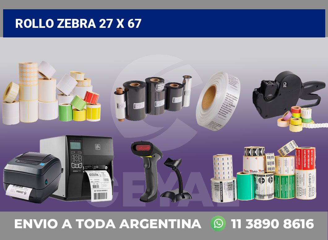 rollo zebra 27 x 67