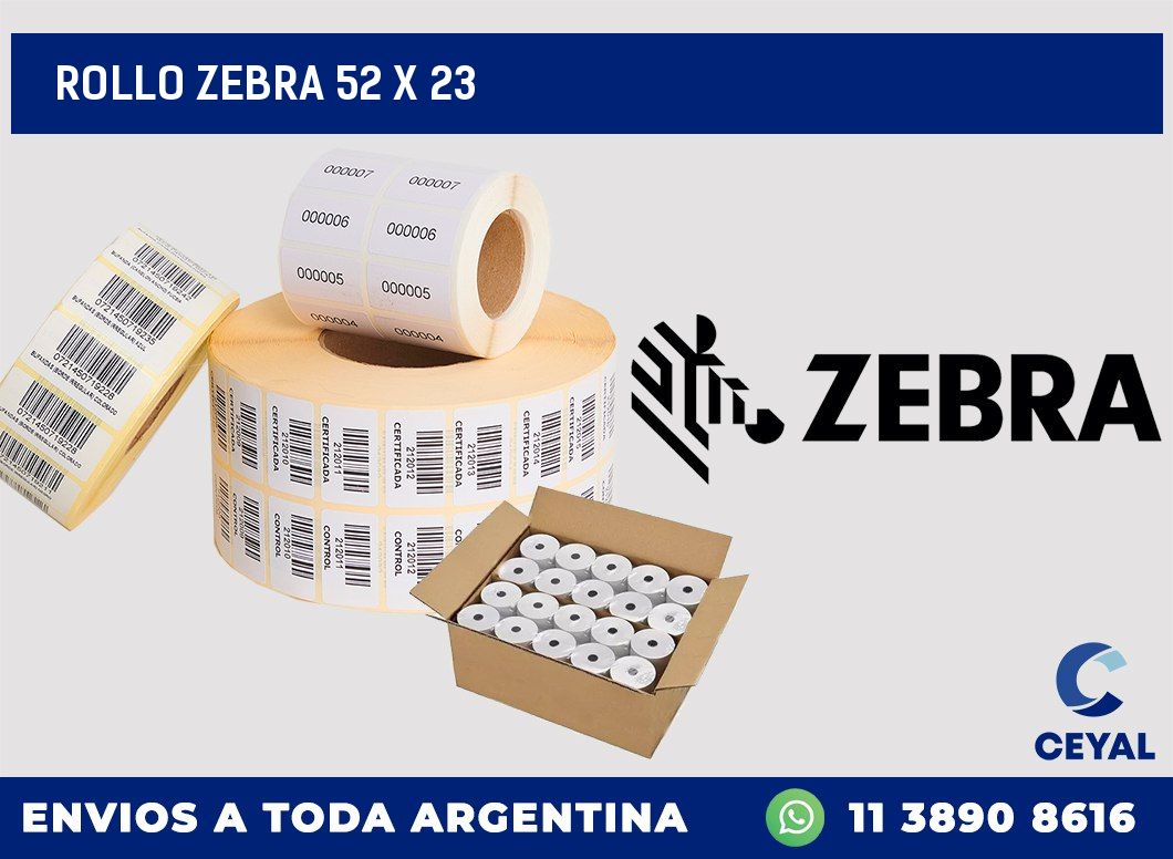 rollo zebra 52 x 23