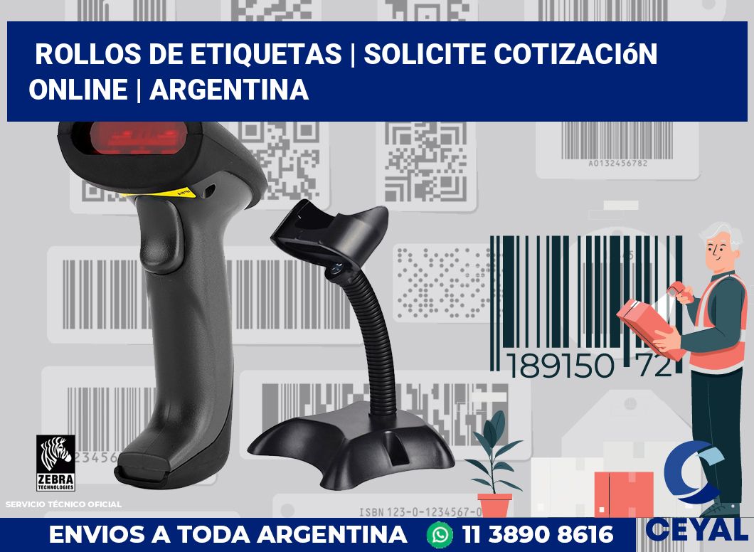 rollos de etiquetas | Solicite cotización online | Argentina