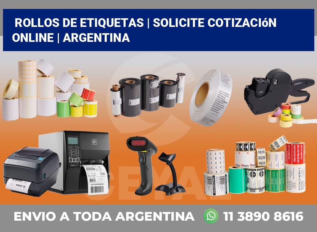 rollos de etiquetas | Solicite cotización online | Argentina