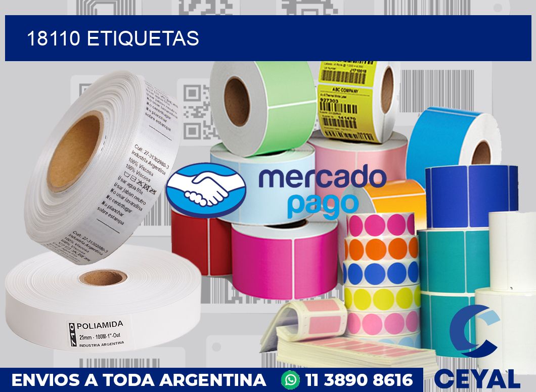 18110 etiquetas