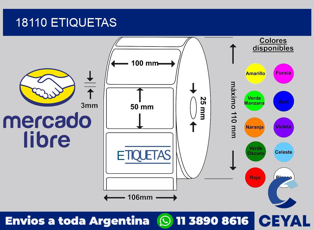 18110 etiquetas