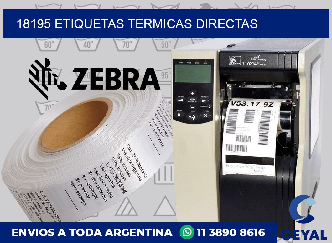 18195 Etiquetas termicas directas
