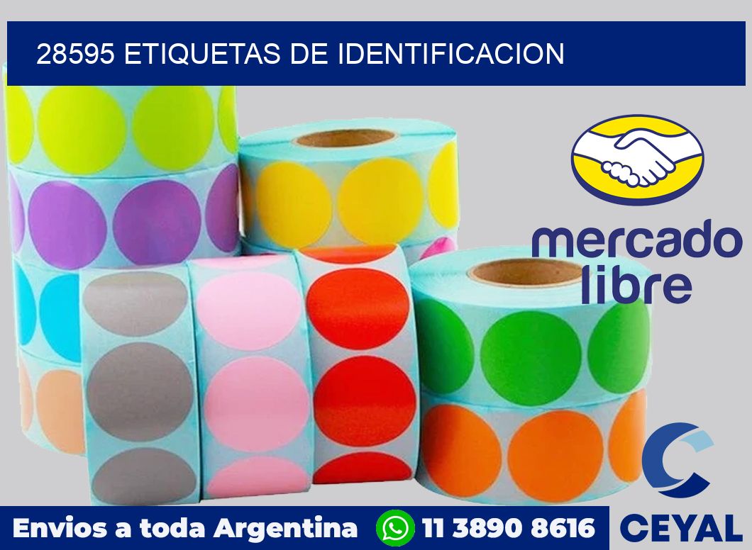28595 Etiquetas de identificacion