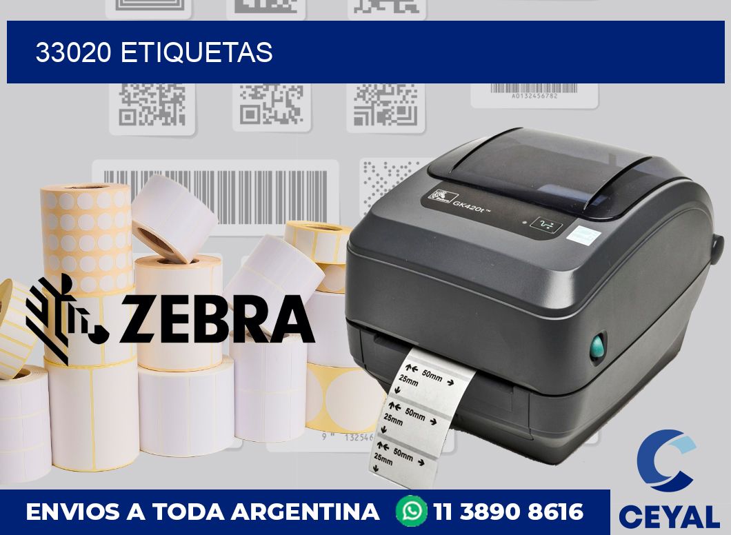 33020 etiquetas