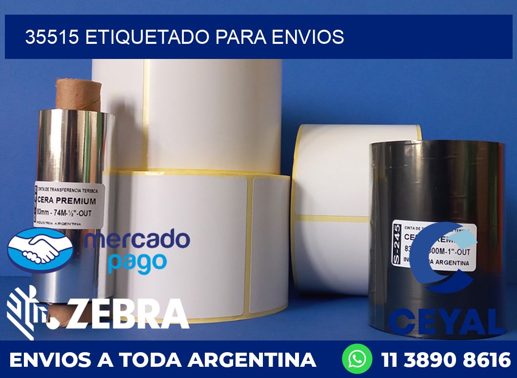35515 etiquetado para envios