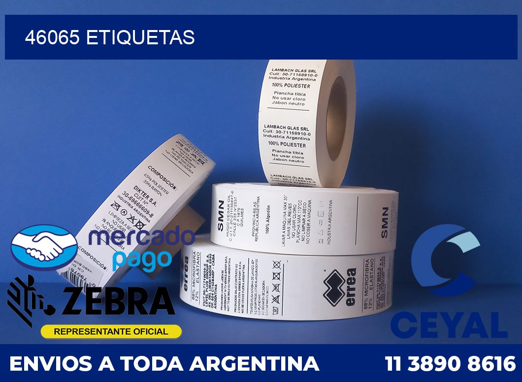 46065 etiquetas