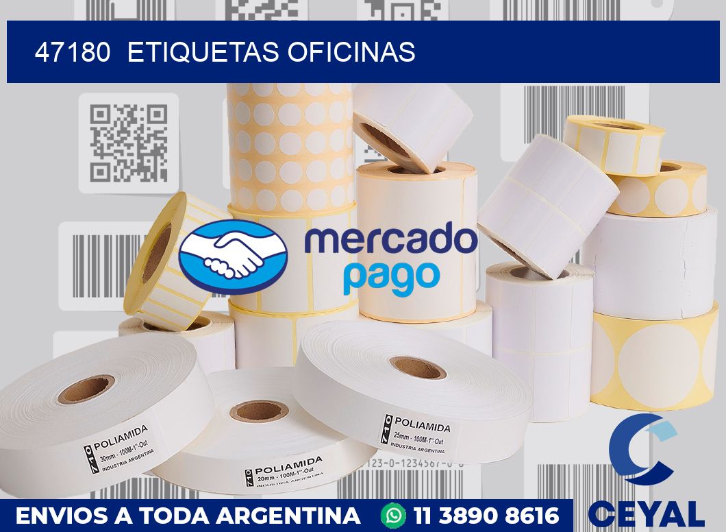 47180 Etiquetas oficinas