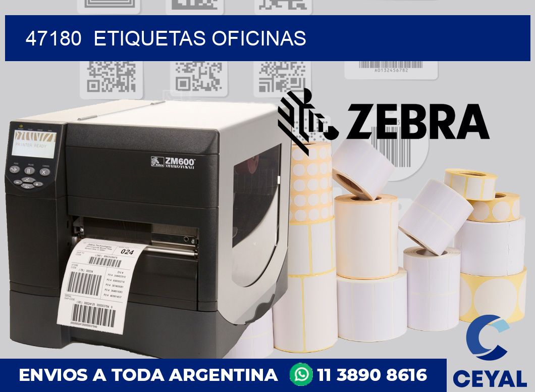 47180 Etiquetas oficinas