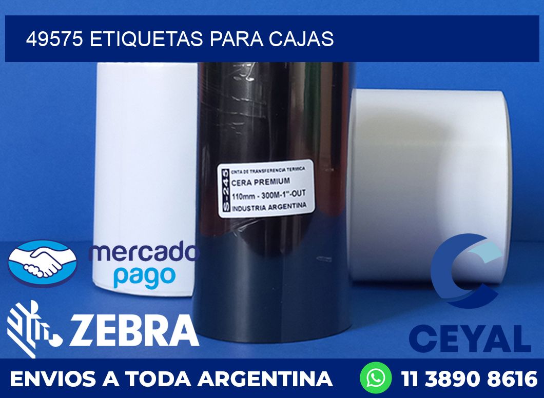 49575 etiquetas para cajas