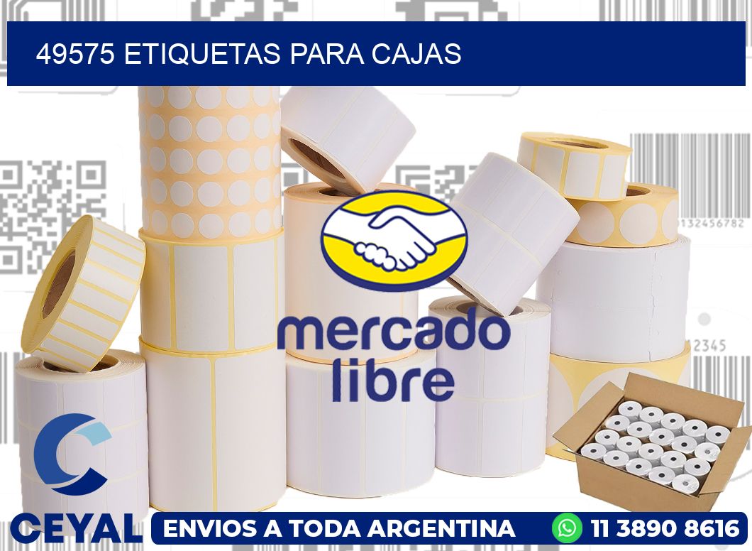 49575 etiquetas para cajas