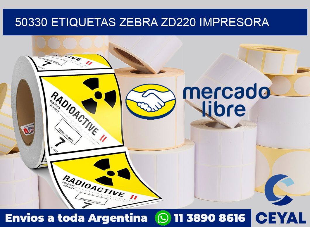 50330 etiquetas Zebra zd220 impresora