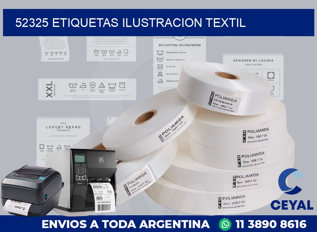 52325 etiquetas ilustracion textil