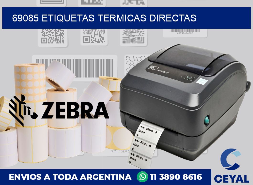 69085 Etiquetas termicas directas
