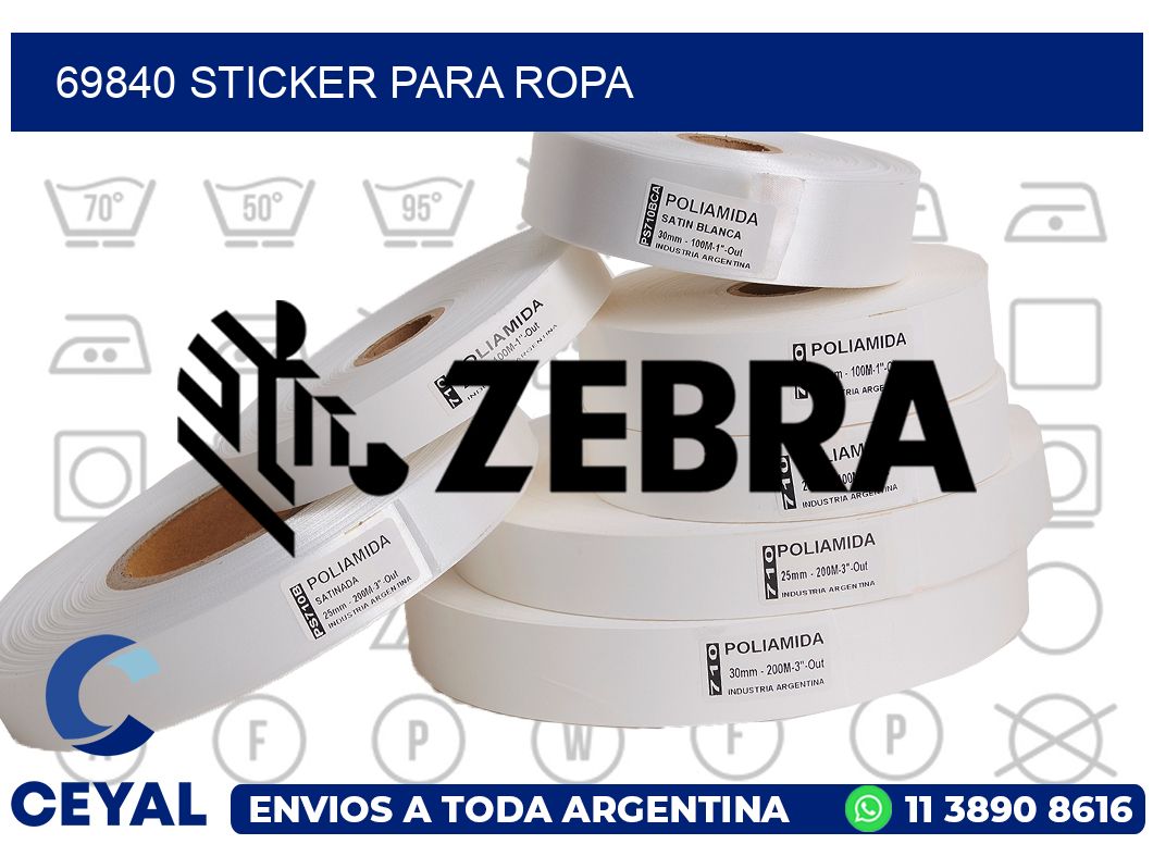 69840 Sticker para ropa