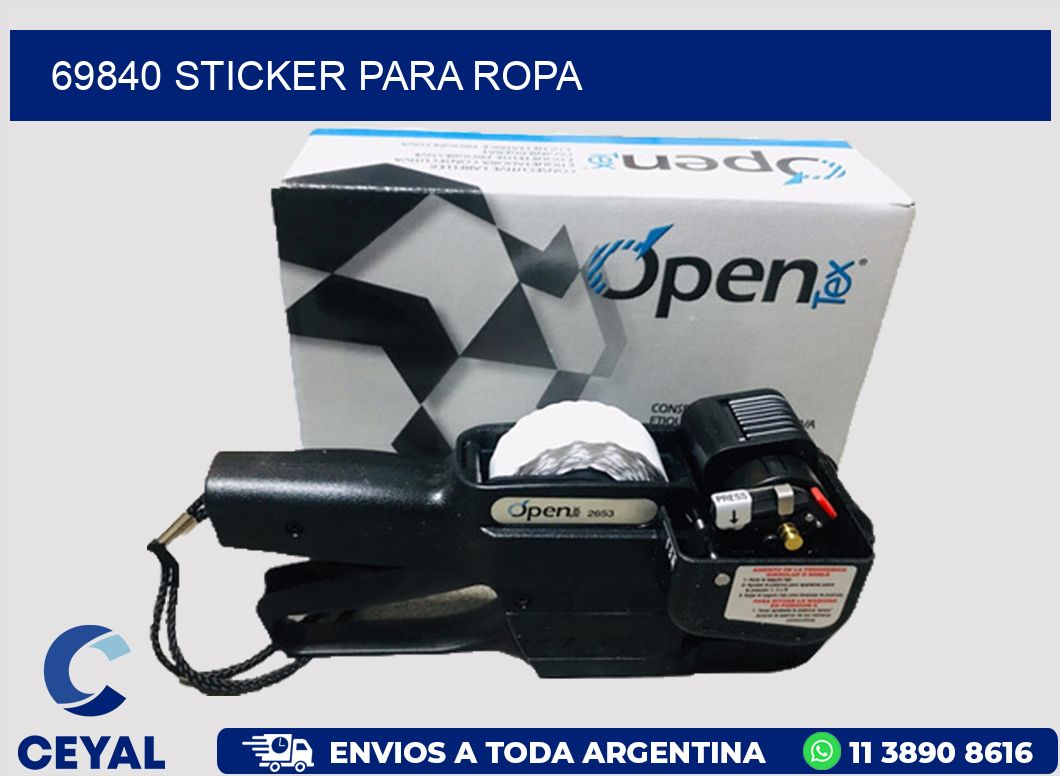 69840 Sticker para ropa