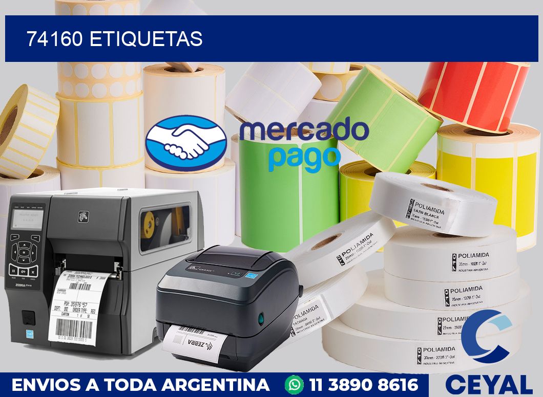 74160 etiquetas