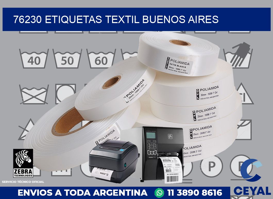 76230 etiquetas textil buenos aires