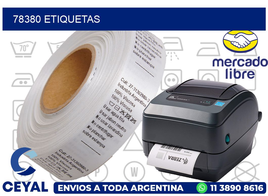 78380 etiquetas