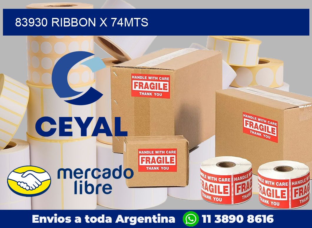 83930 ribbon x 74mts