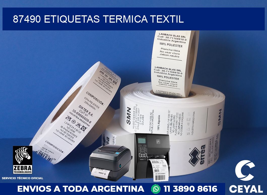 87490 etiquetas termica textil