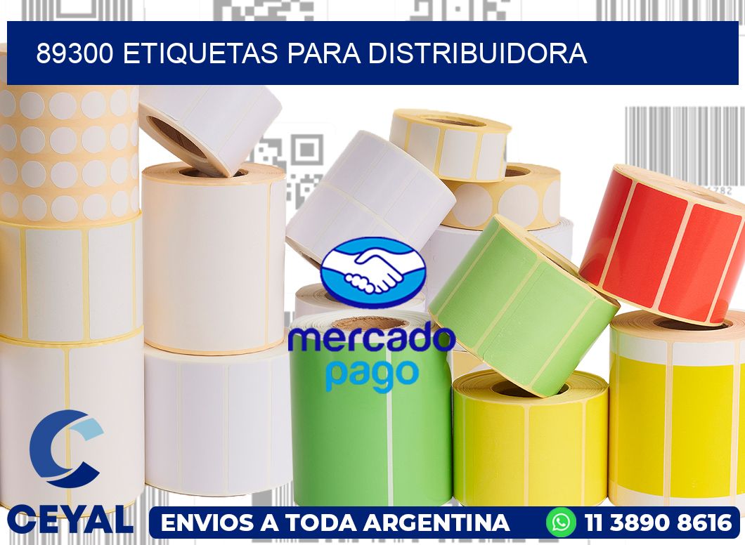 89300 Etiquetas para distribuidora