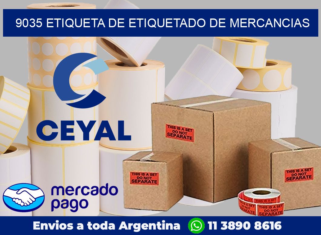 9035 Etiqueta de etiquetado de mercancias