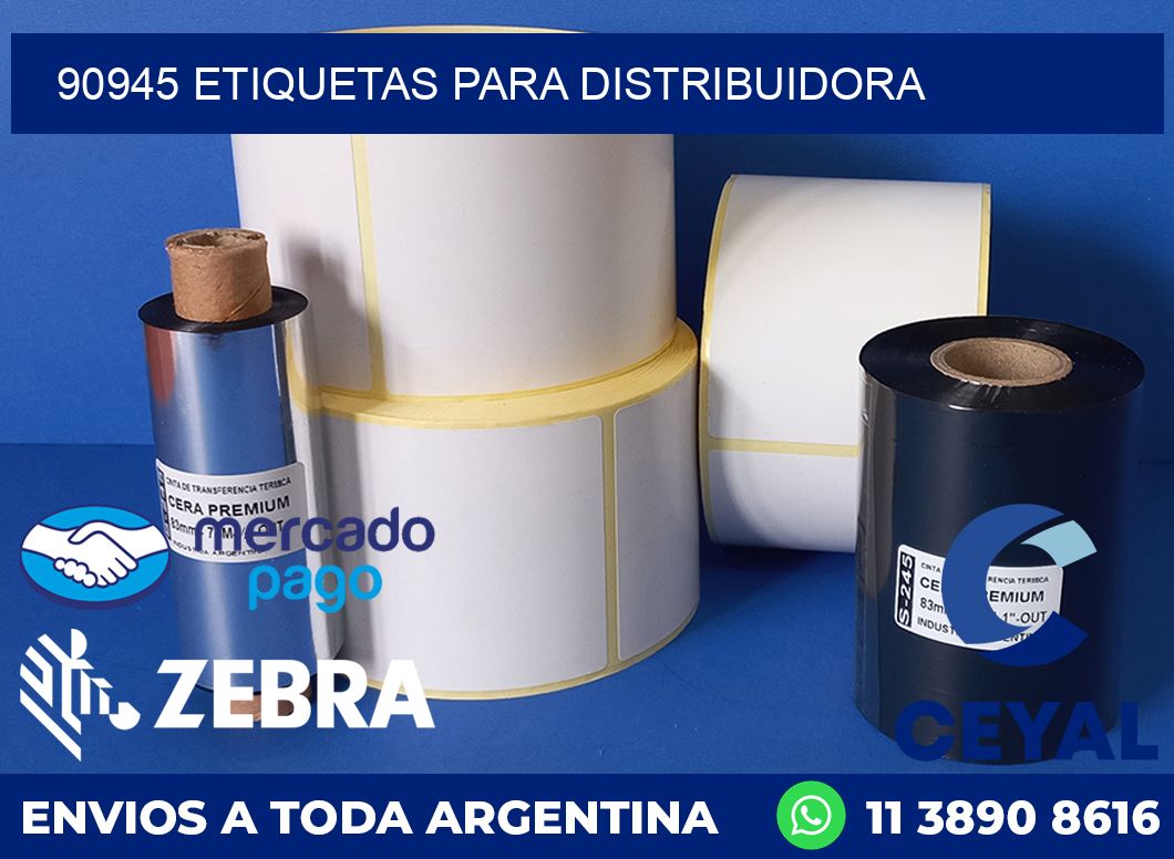 90945 etiquetas para distribuidora