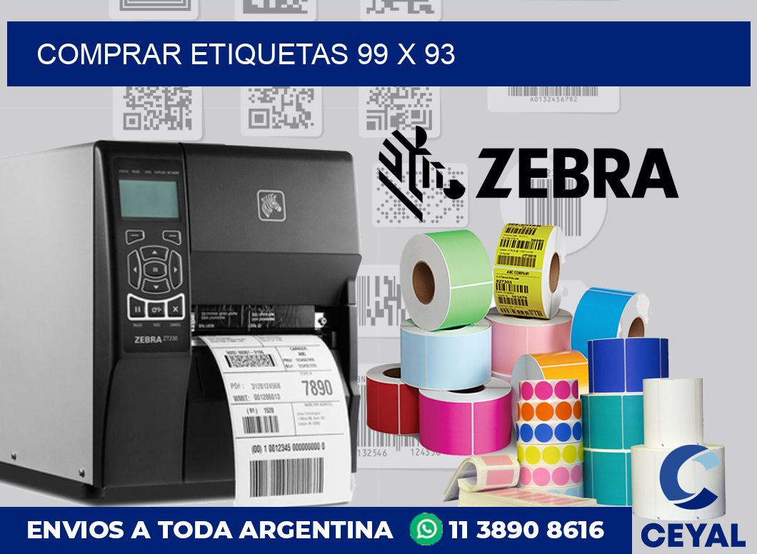 Comprar etiquetas 99 x 93