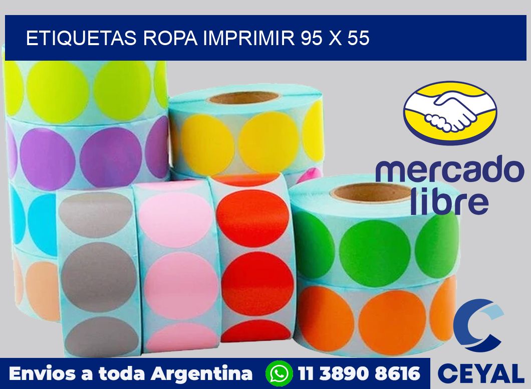 Etiquetas ropa imprimir 95 x 55