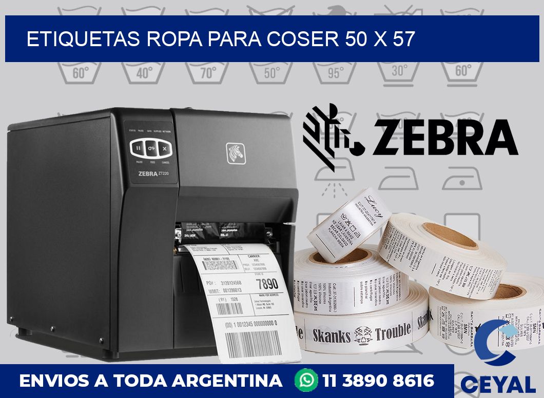 Etiquetas ropa para coser 50 x 57
