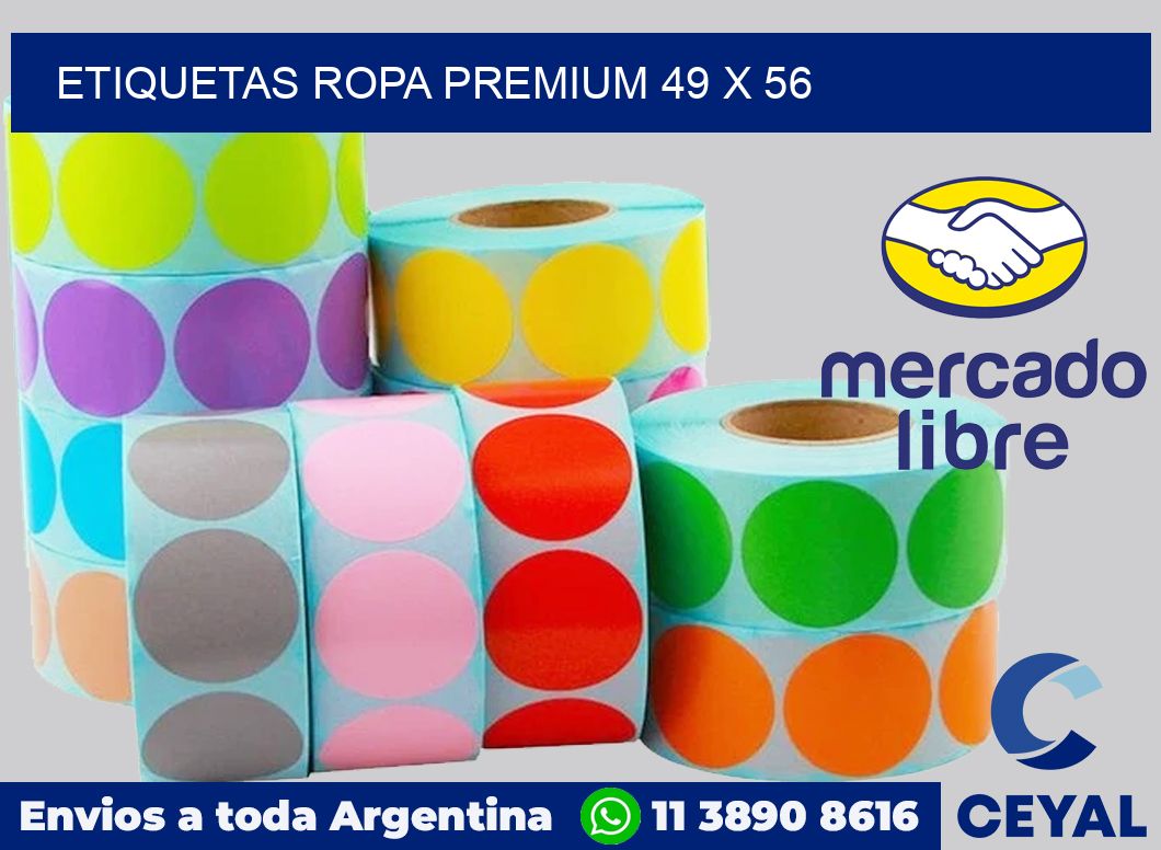 Etiquetas ropa premium 49 x 56
