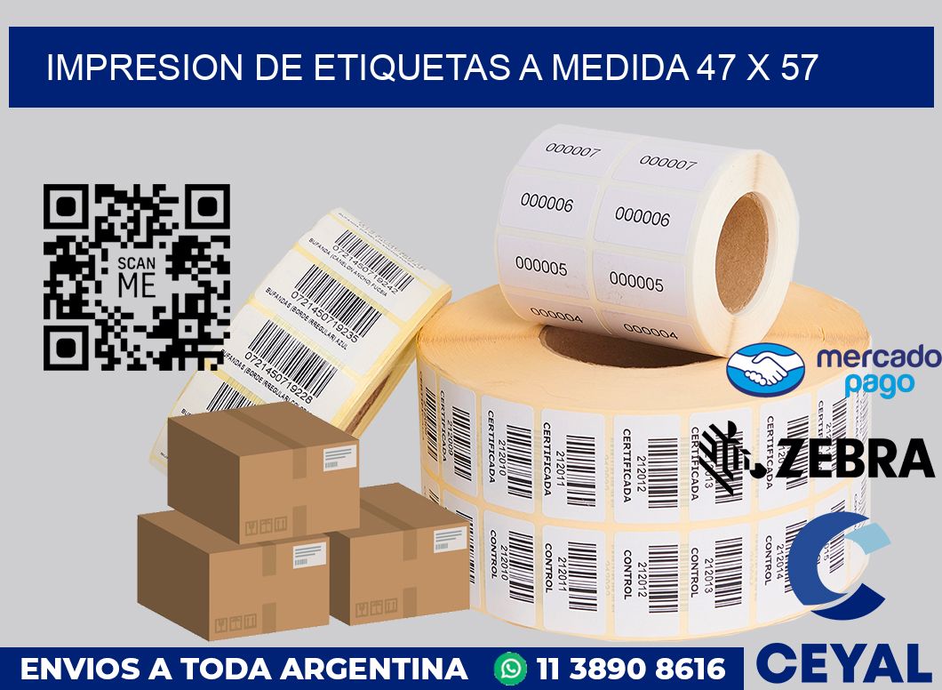 Impresion de etiquetas a medida 47 x 57