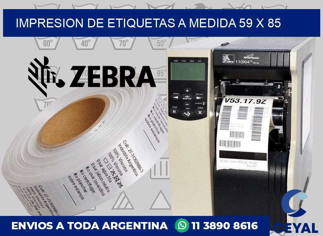 Impresion de etiquetas a medida 59 x 85
