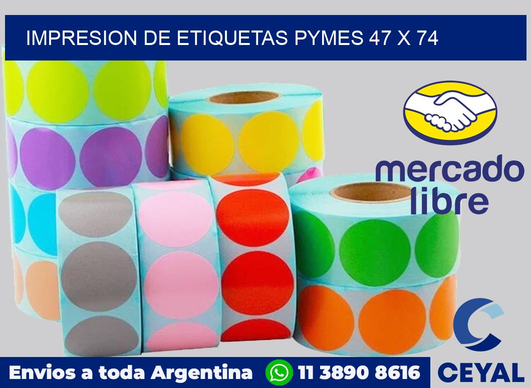 Impresion de etiquetas pymes 47 x 74