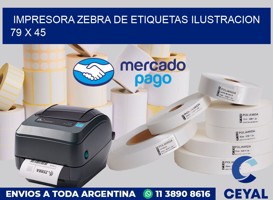 Impresora Zebra de etiquetas ilustracion 79 x 45
