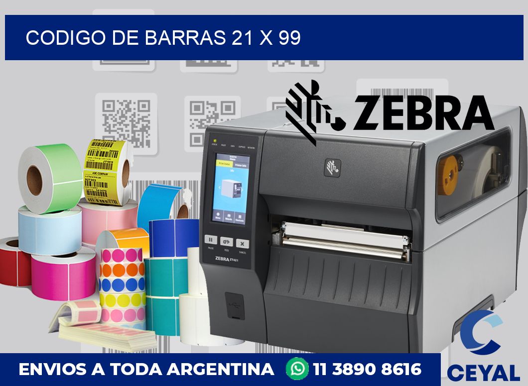 codigo de barras 21 x 99