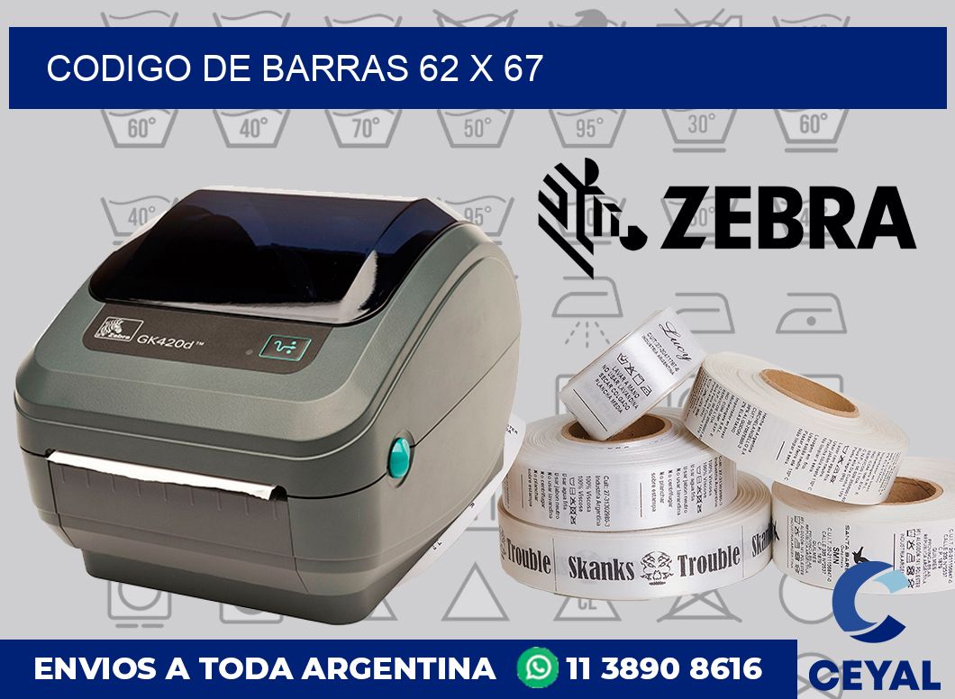 codigo de barras 62 x 67