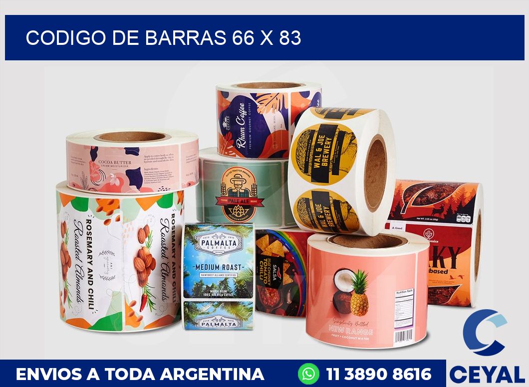 codigo de barras 66 x 83