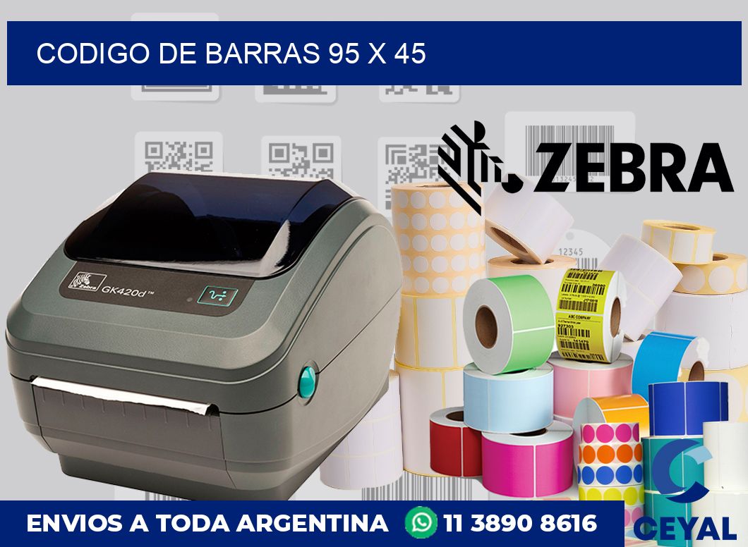 codigo de barras 95 x 45