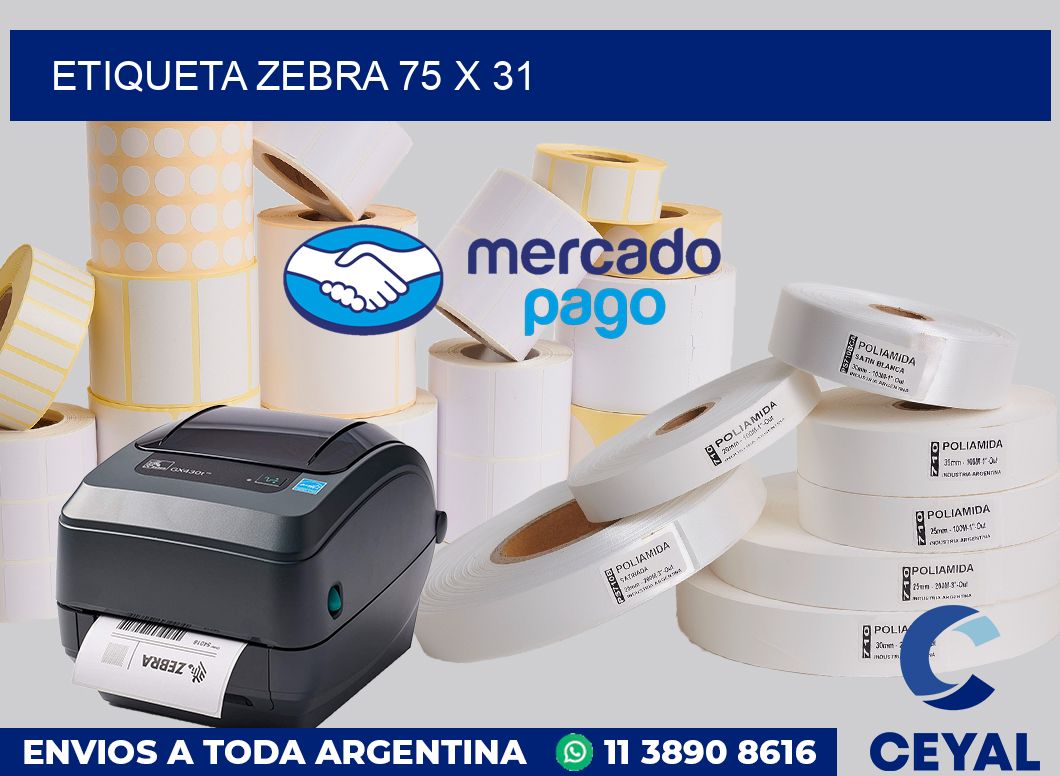 etiqueta zebra 75 x 31