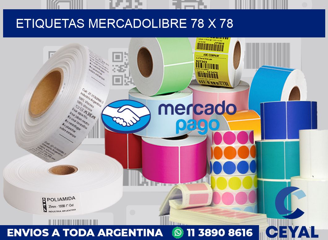 etiquetas mercadolibre 78 x 78