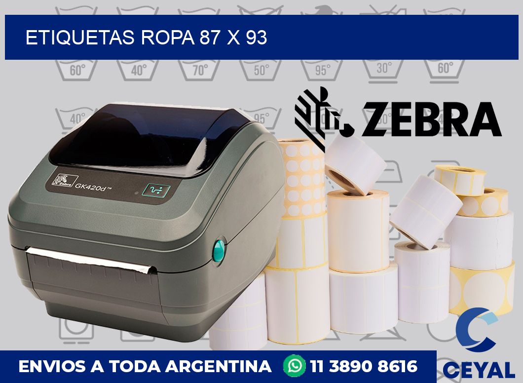 etiquetas ropa 87 x 93